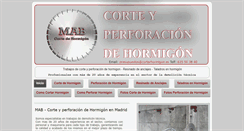 Desktop Screenshot of cortarhormigon.es